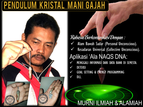 pendulum kristal mani gajah