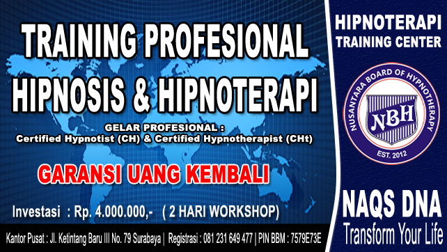 Training Profesional Hipnotis Bergaransi
